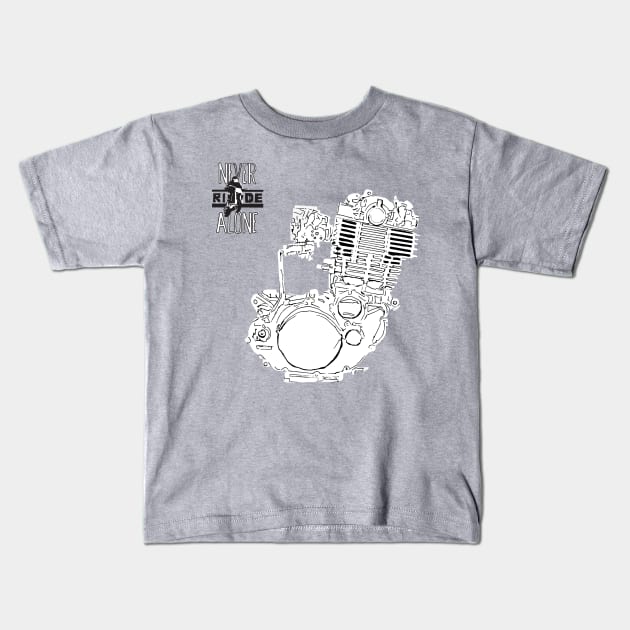 Mechanics Kids T-Shirt by NeverRideAlone